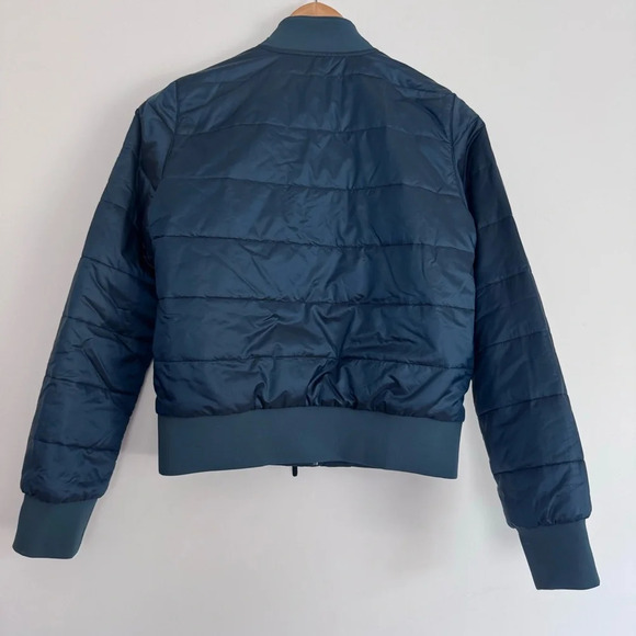 Lululemon Non-Stop water resistant Bomber Jacket in a teal green Size: - Picture 2 of 8